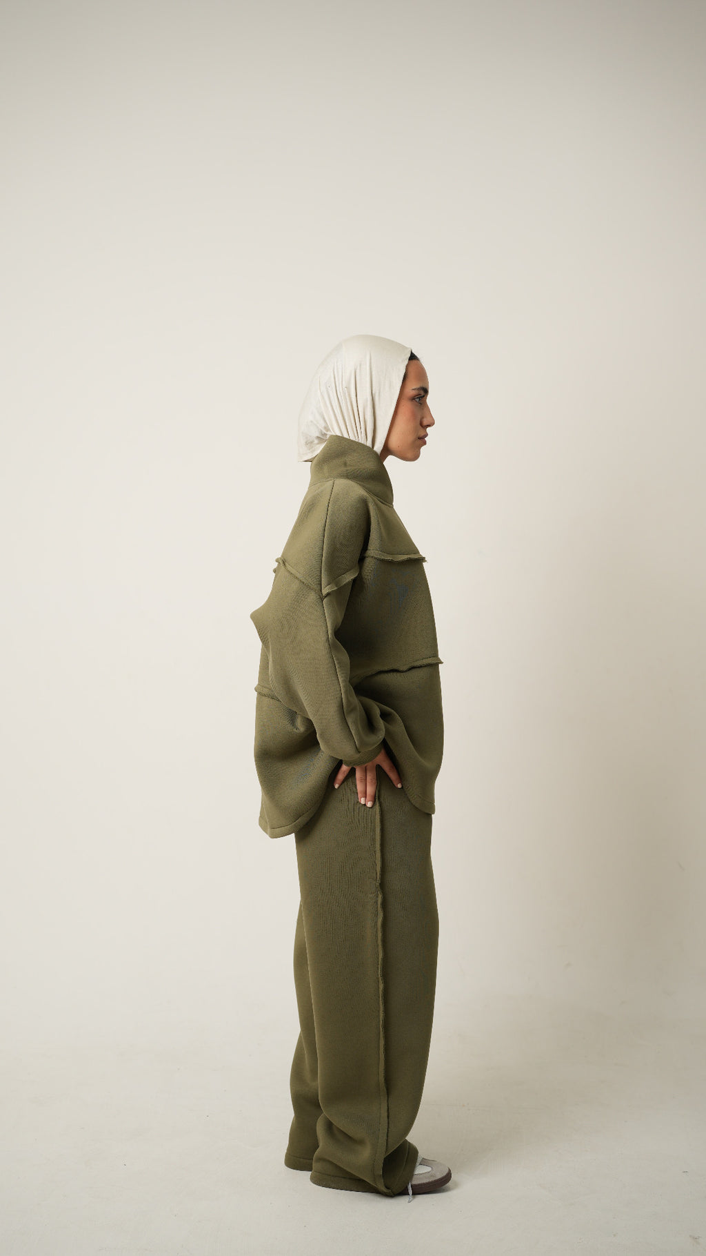Feel-in Cozy Set in Olive