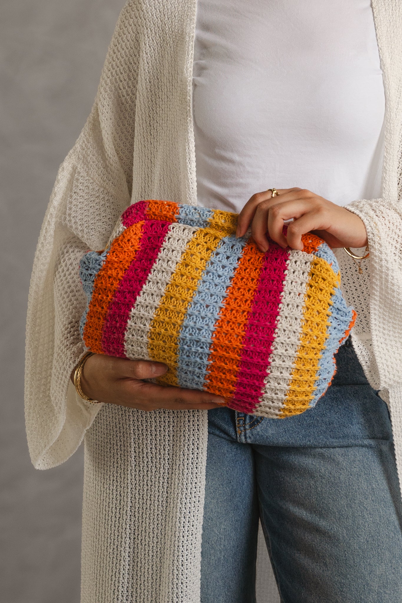 Dreamy Woven Clutch