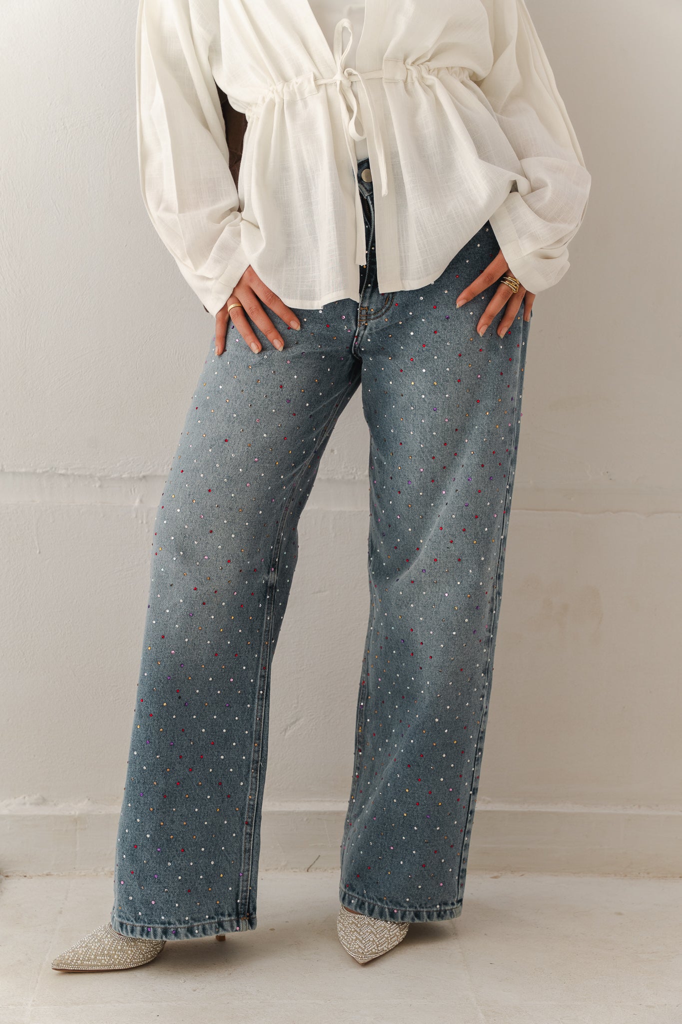 Extra You Denim Pants in Light Blue
