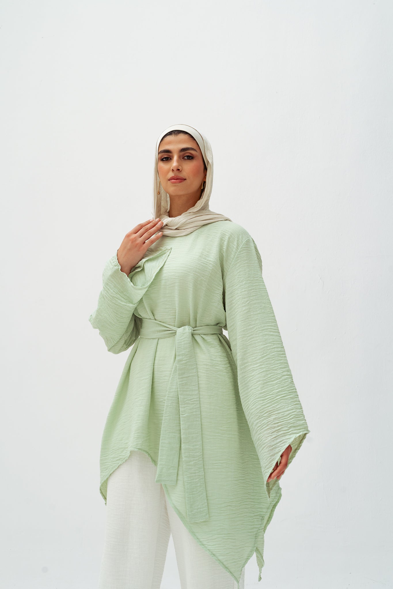 Ella asymmetric top in Mint