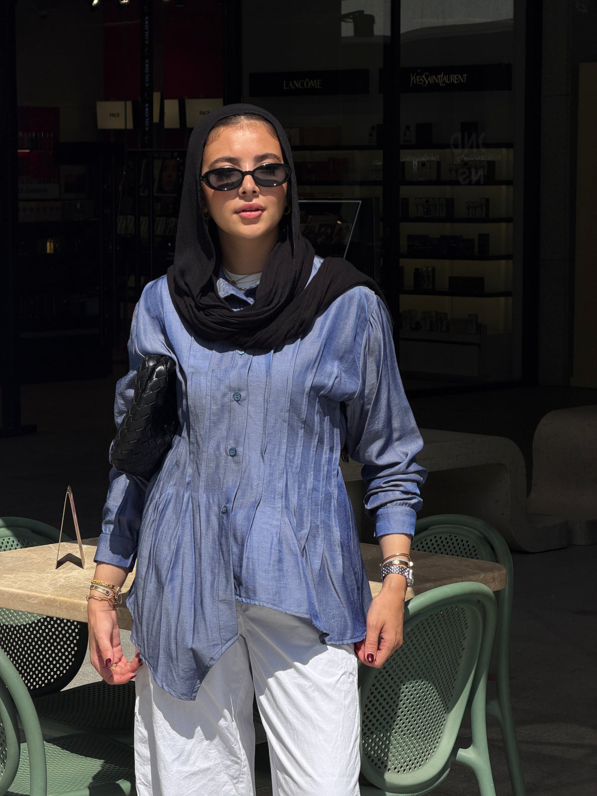 Dreamy Folds Shirt in Indigo