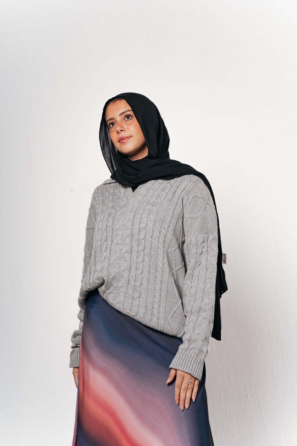 Knit Heaven Pullover in Grey