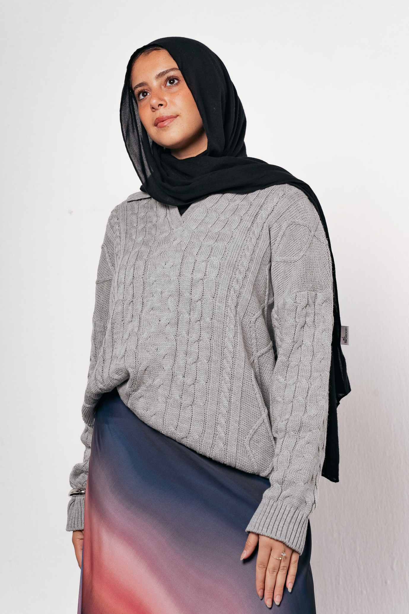 Knit Heaven Pullover in Grey