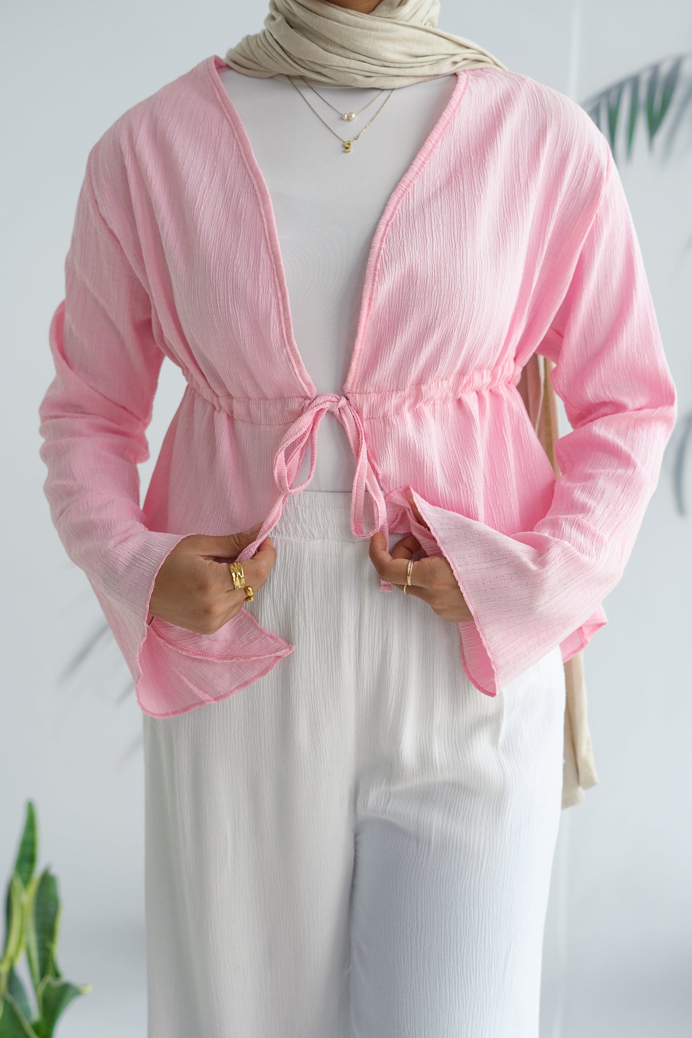 Short celine top in pink