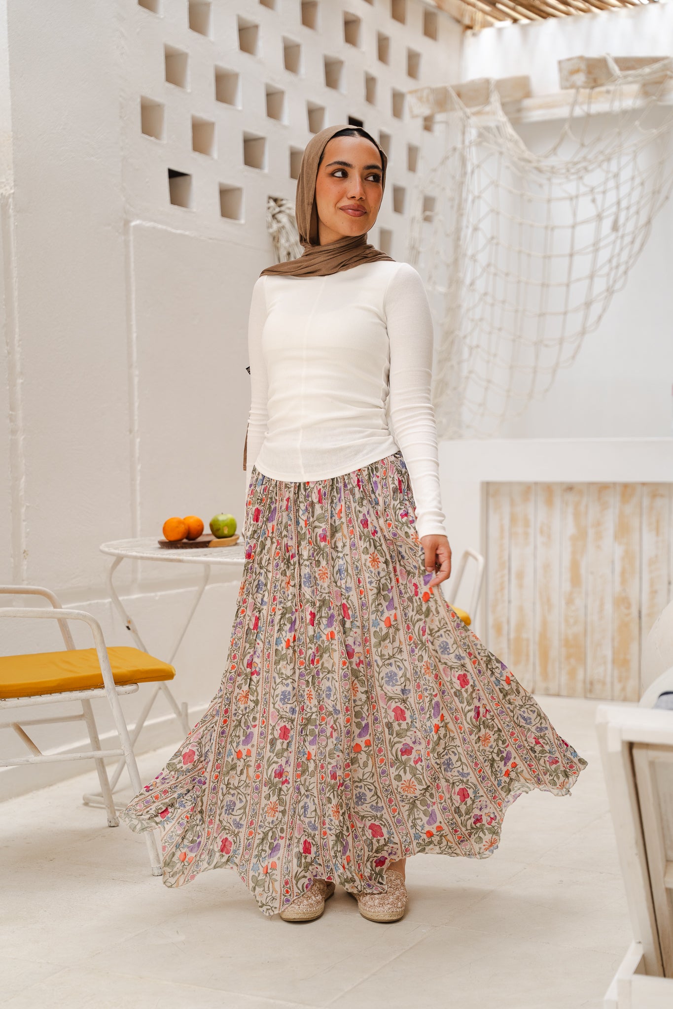 In My Blossom Era Asymmetric Skirt