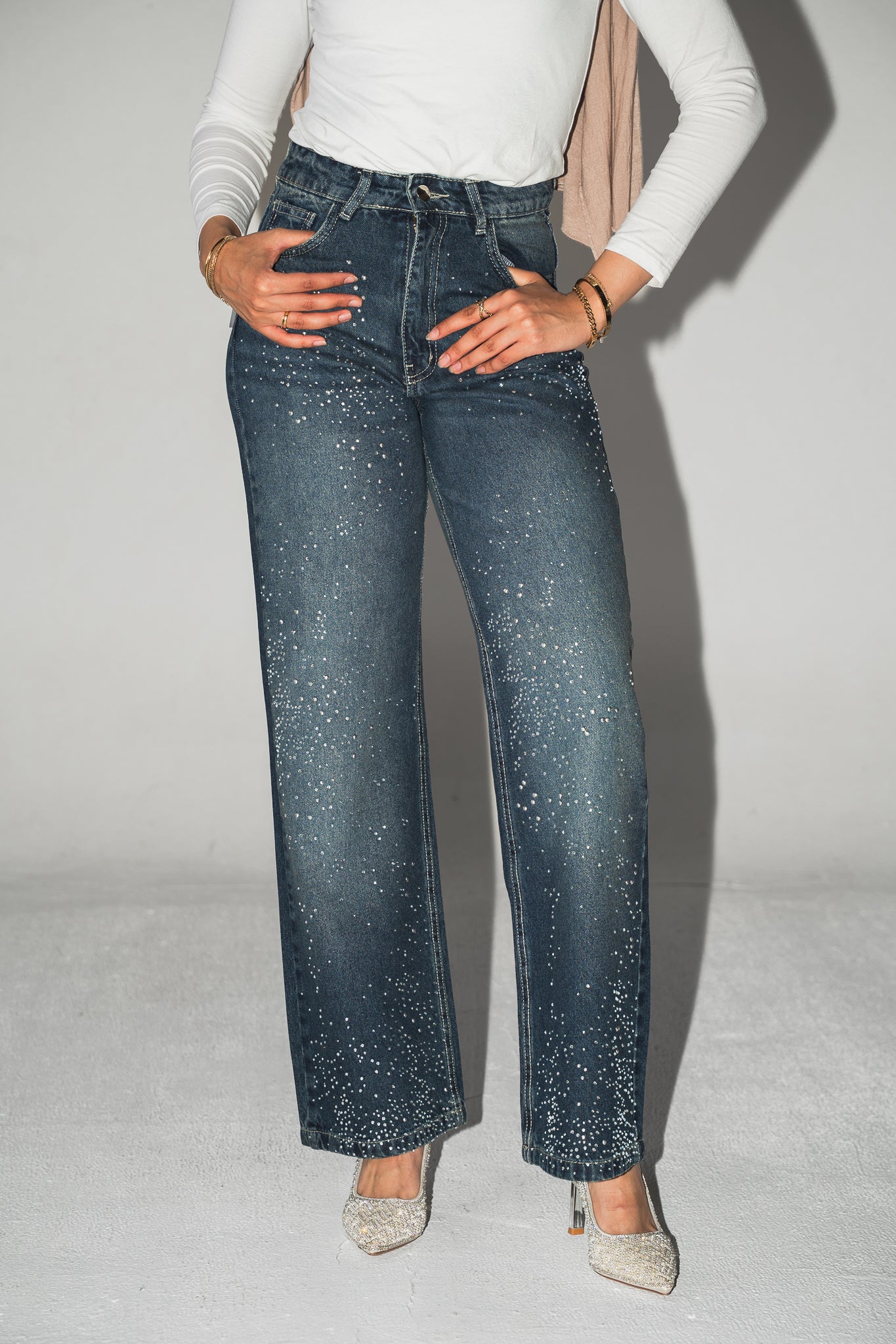 You’re The Spark Denim Pants in Dark Blue