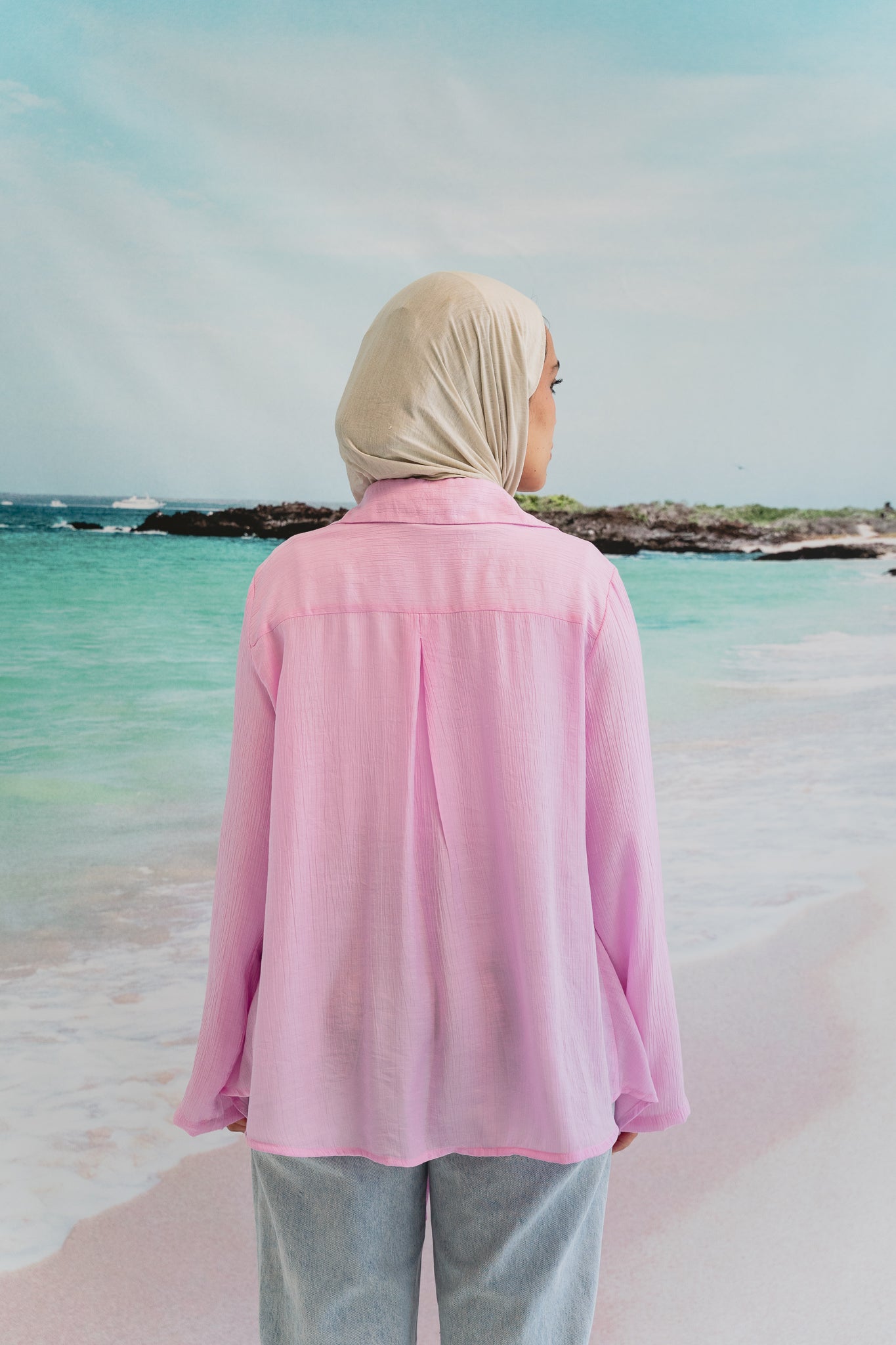 Sea breeze shirt in Pink