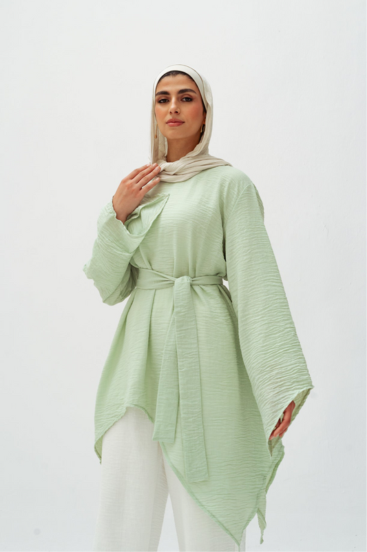 Ella asymmetric top in Mint