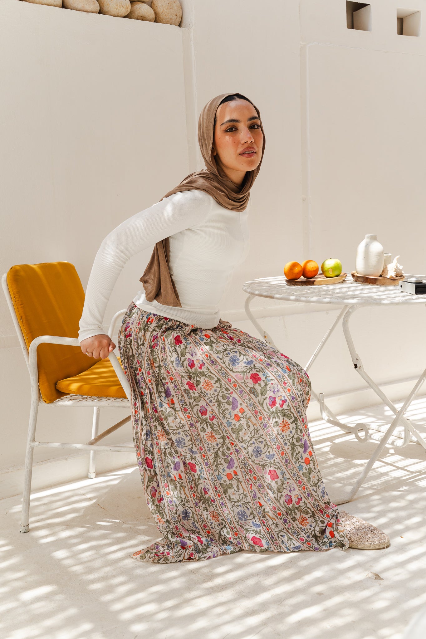 In My Blossom Era Asymmetric Skirt