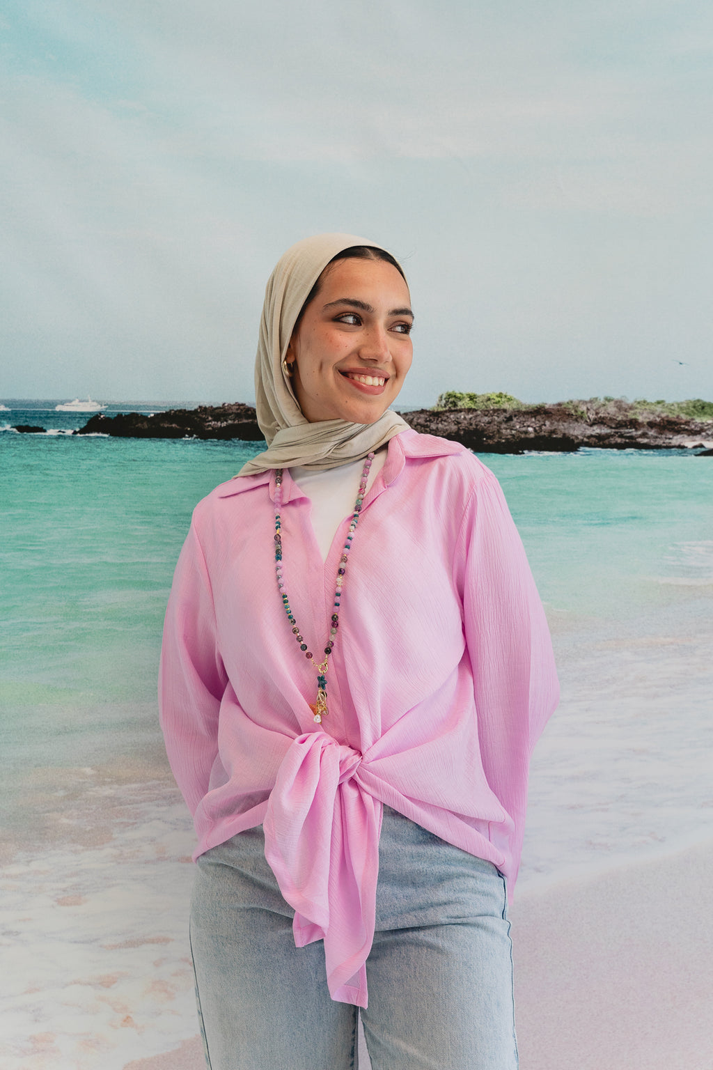 Sea breeze shirt in Pink