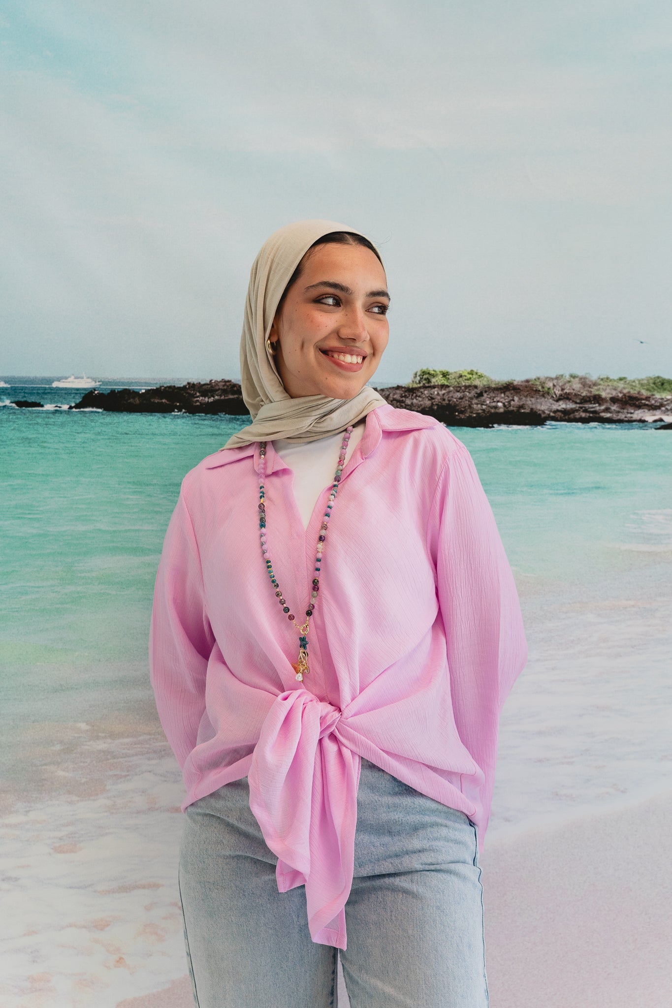 Sea breeze shirt in Pink