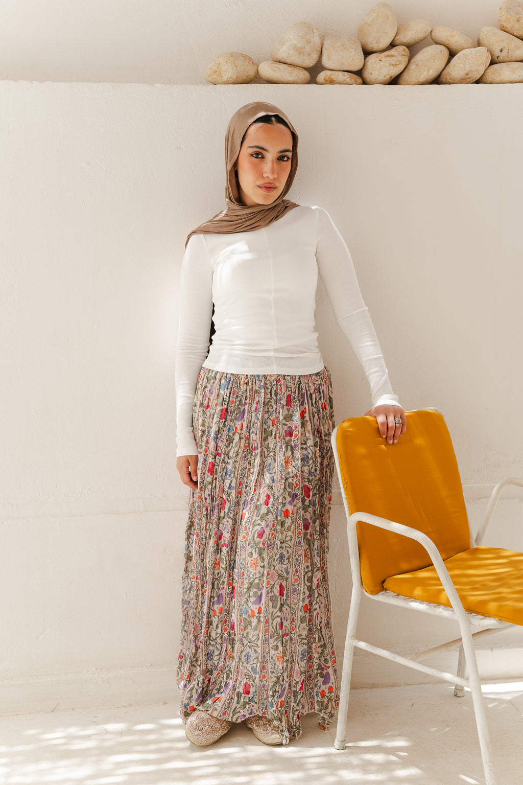 In My Blossom Era Asymmetric Skirt