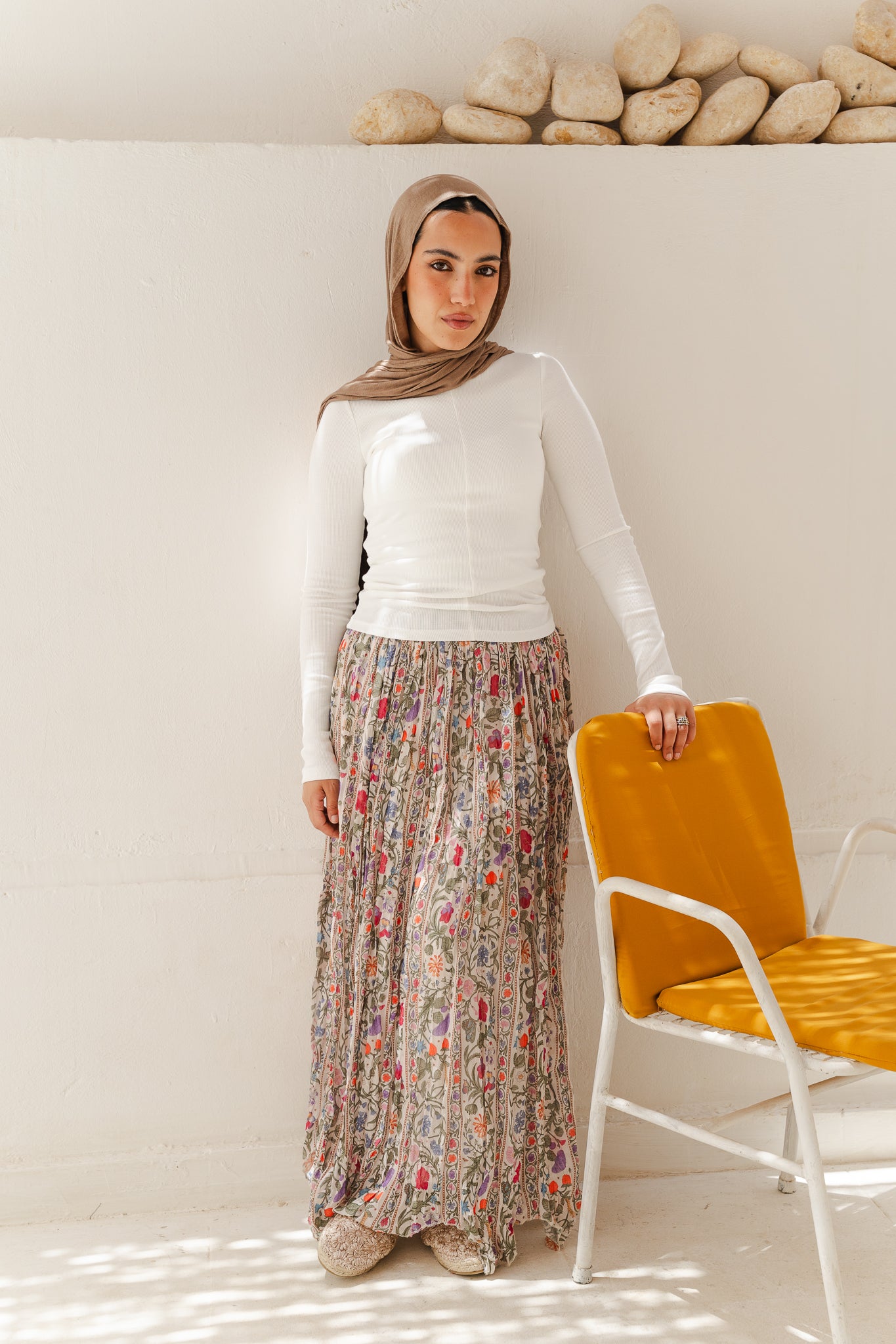 In My Blossom Era Asymmetric Skirt