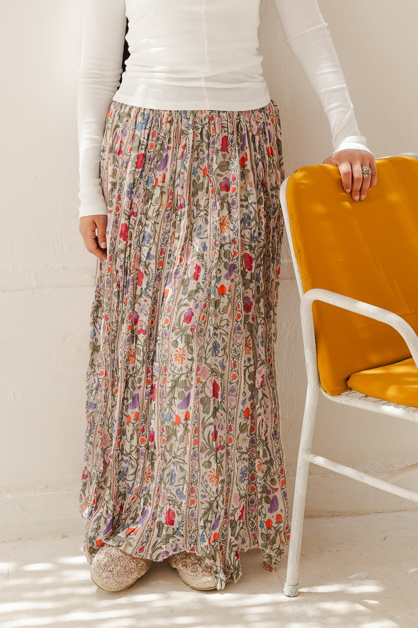 In My Blossom Era Asymmetric Skirt