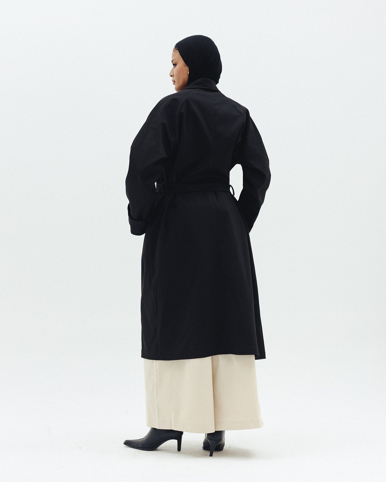 The Timeless Trench Coat in Black
