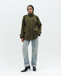 The Drawstring Jacket in Olive