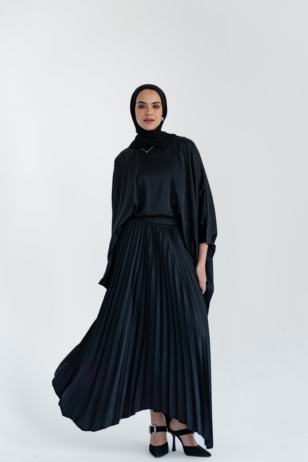 Ash Asymmetrical Skirt in Black