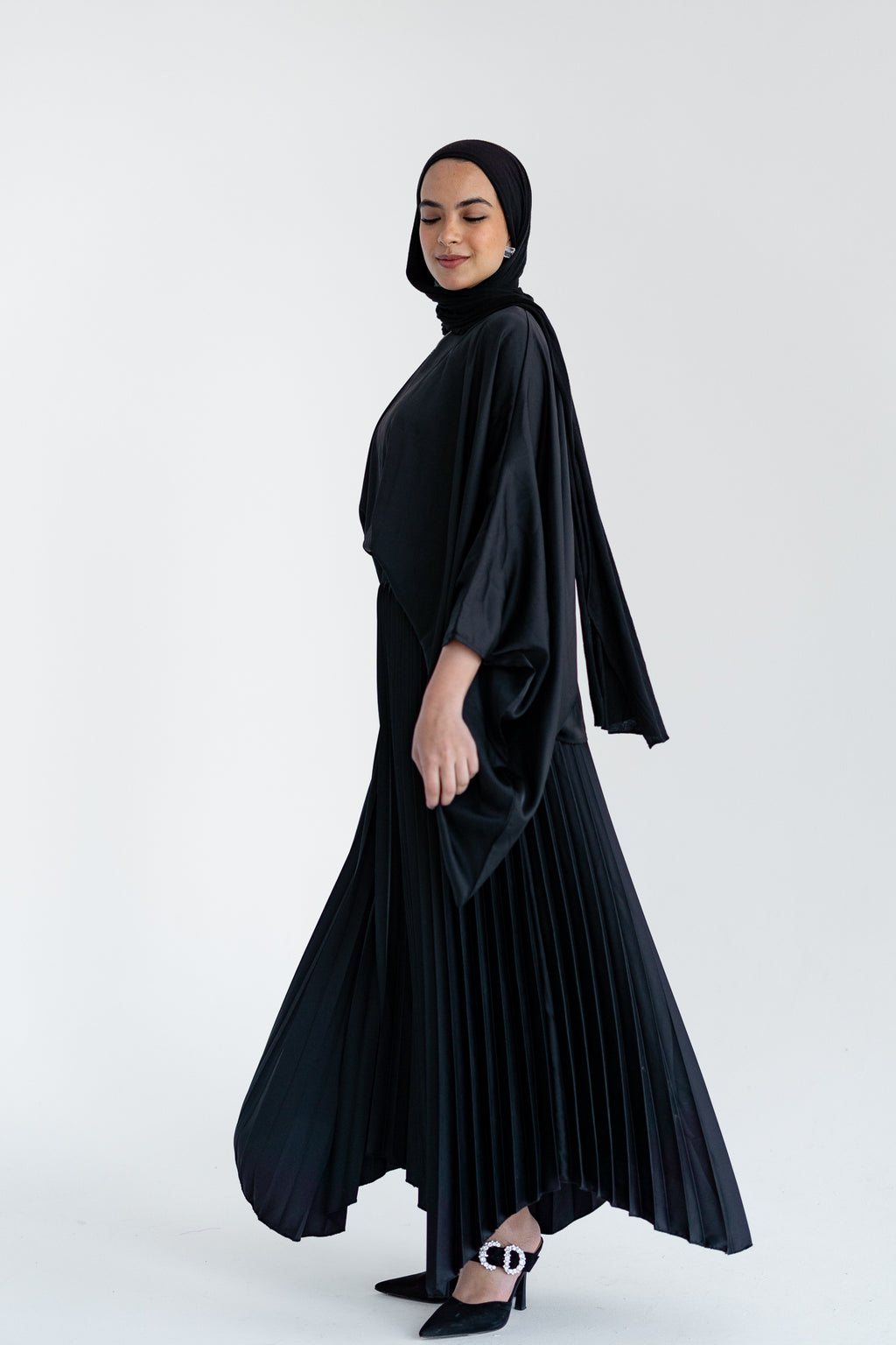 Ash Asymmetrical Skirt in Black