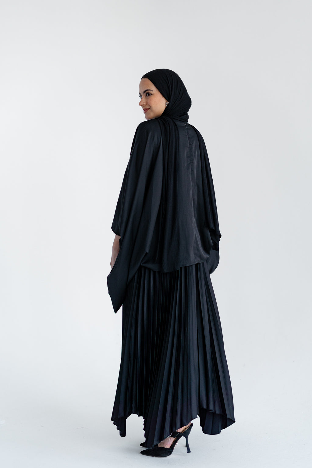 Ash Asymmetrical Skirt in Black