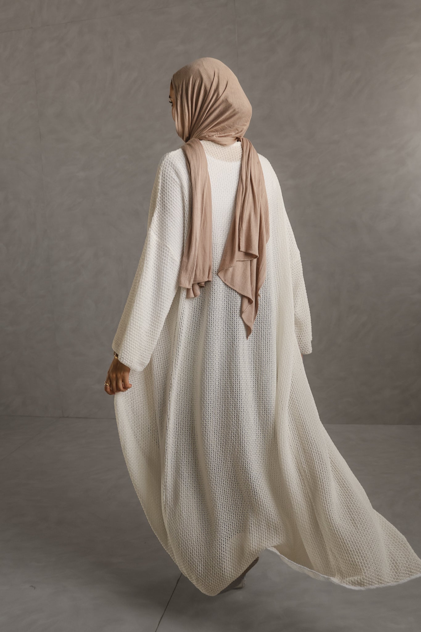 Cloud Crochet Long Cardigan