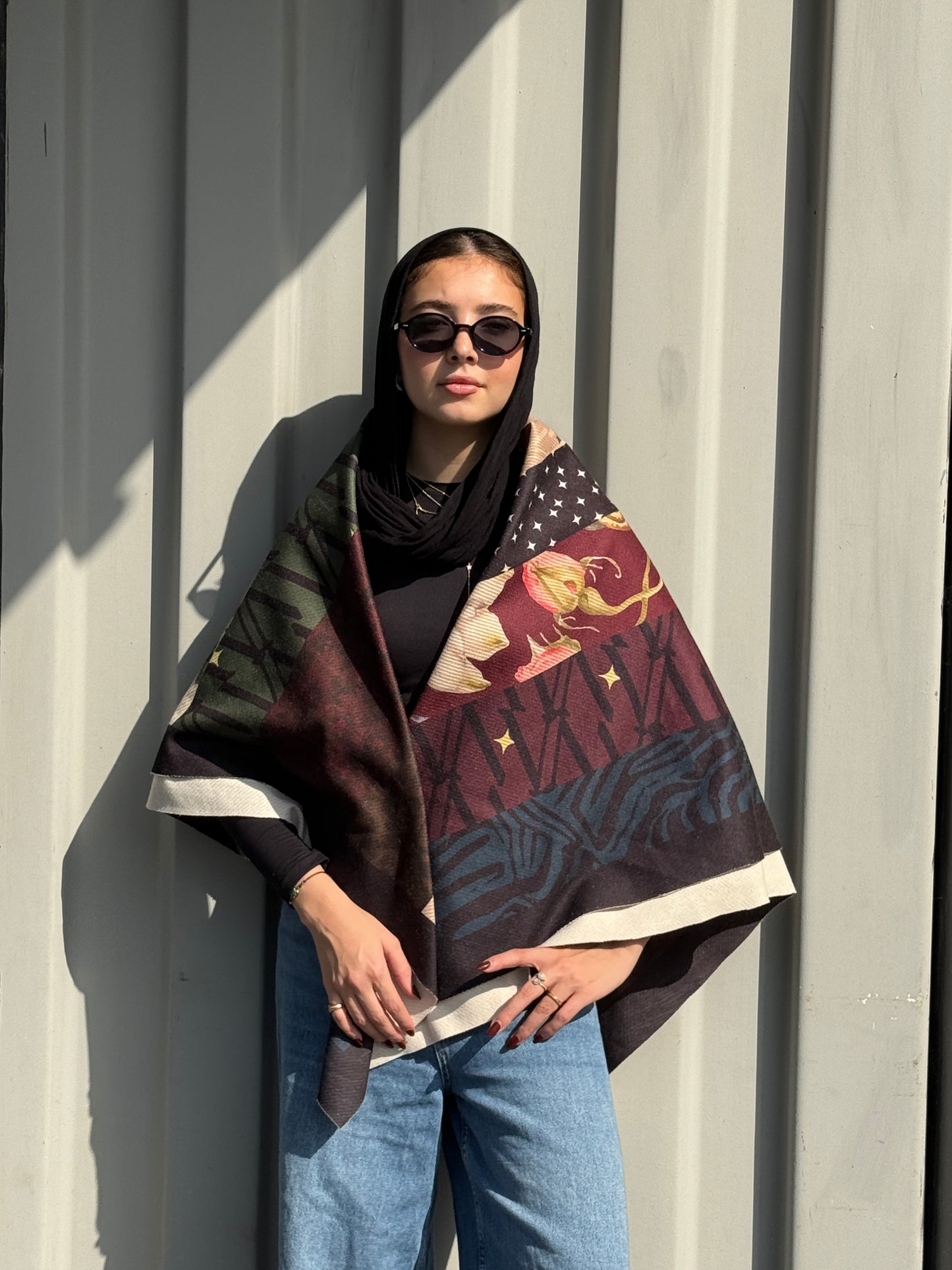 (PRE-ORDER) Midnight Garden Scarf