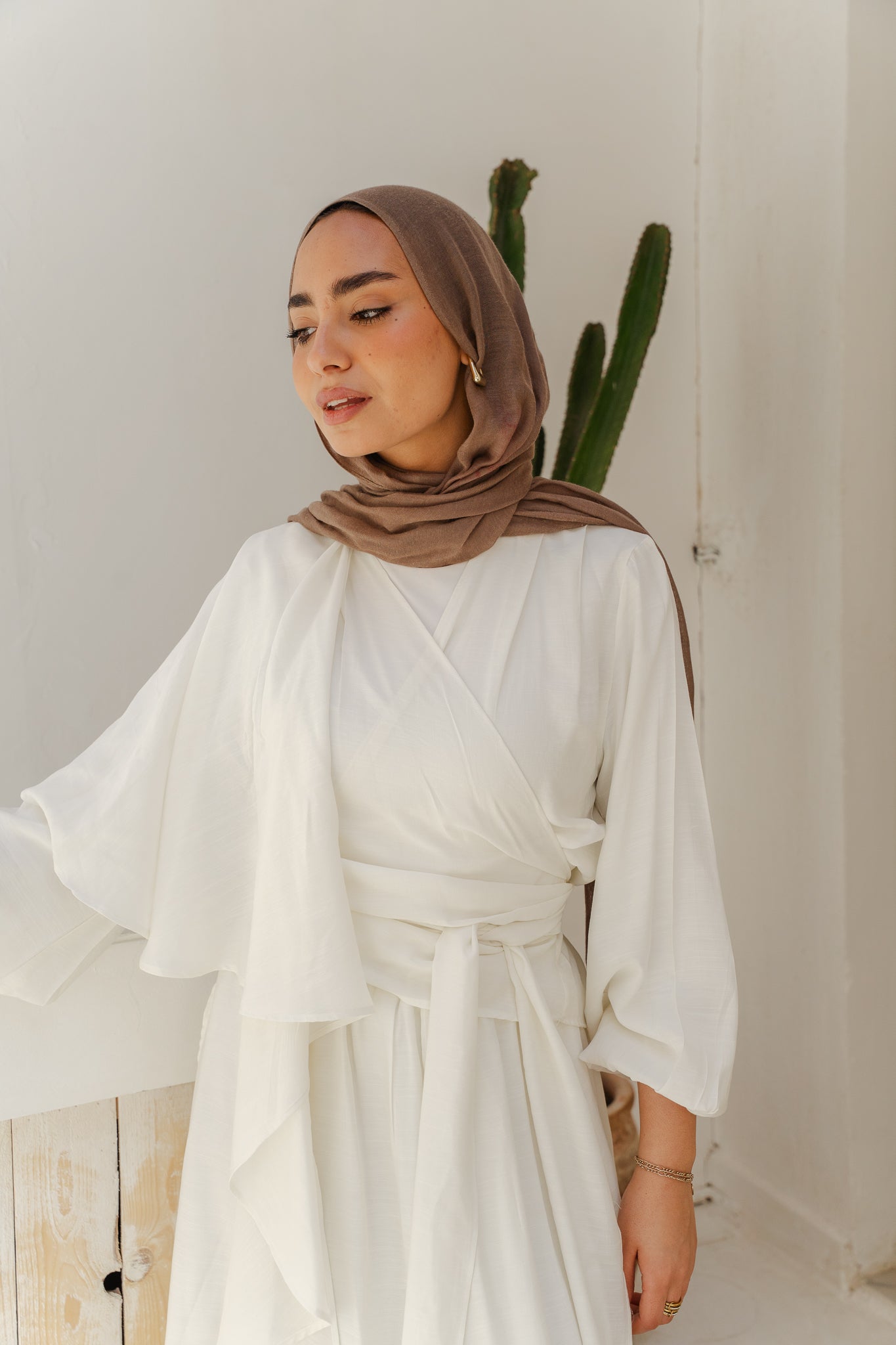 Salty Tie Top in White