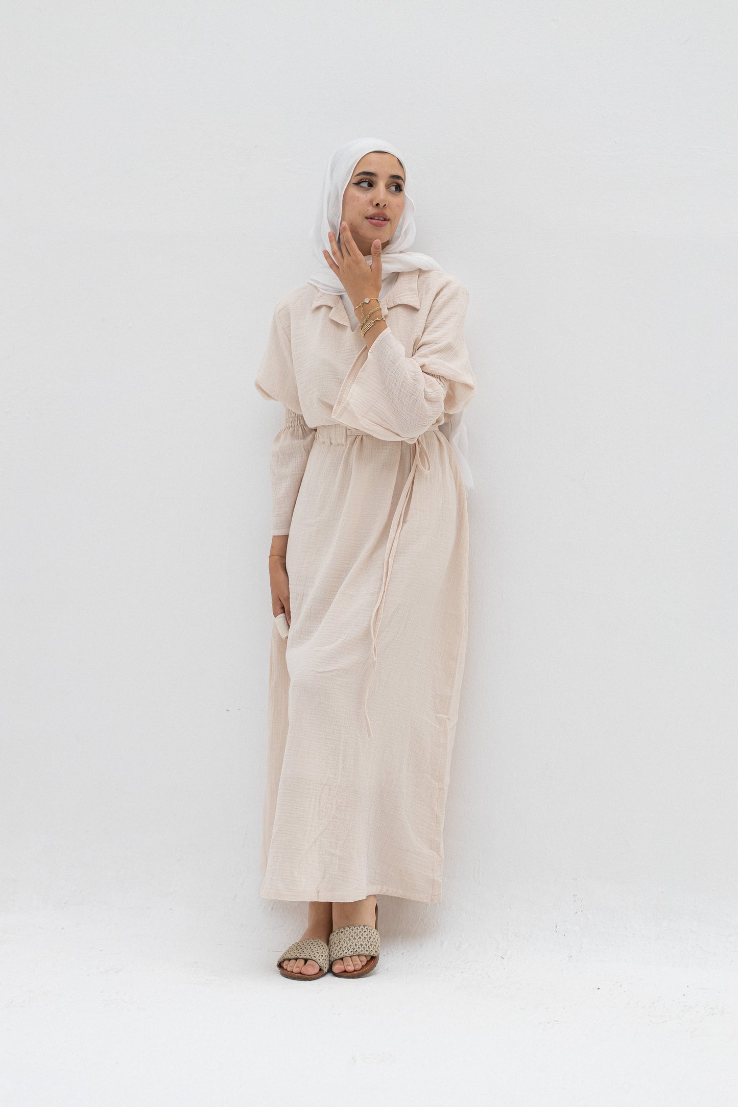 Diana dress in Beige