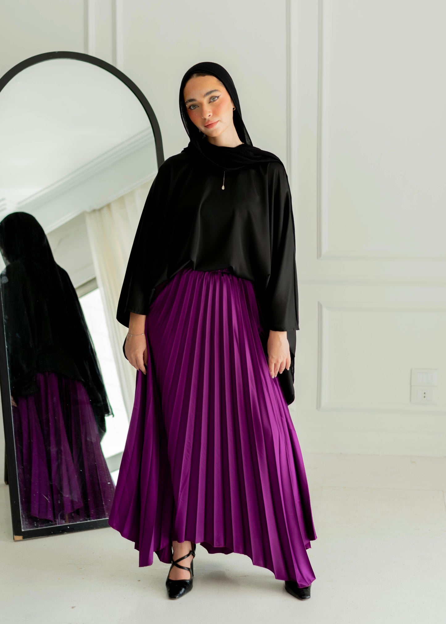 Ash skirt in Purple