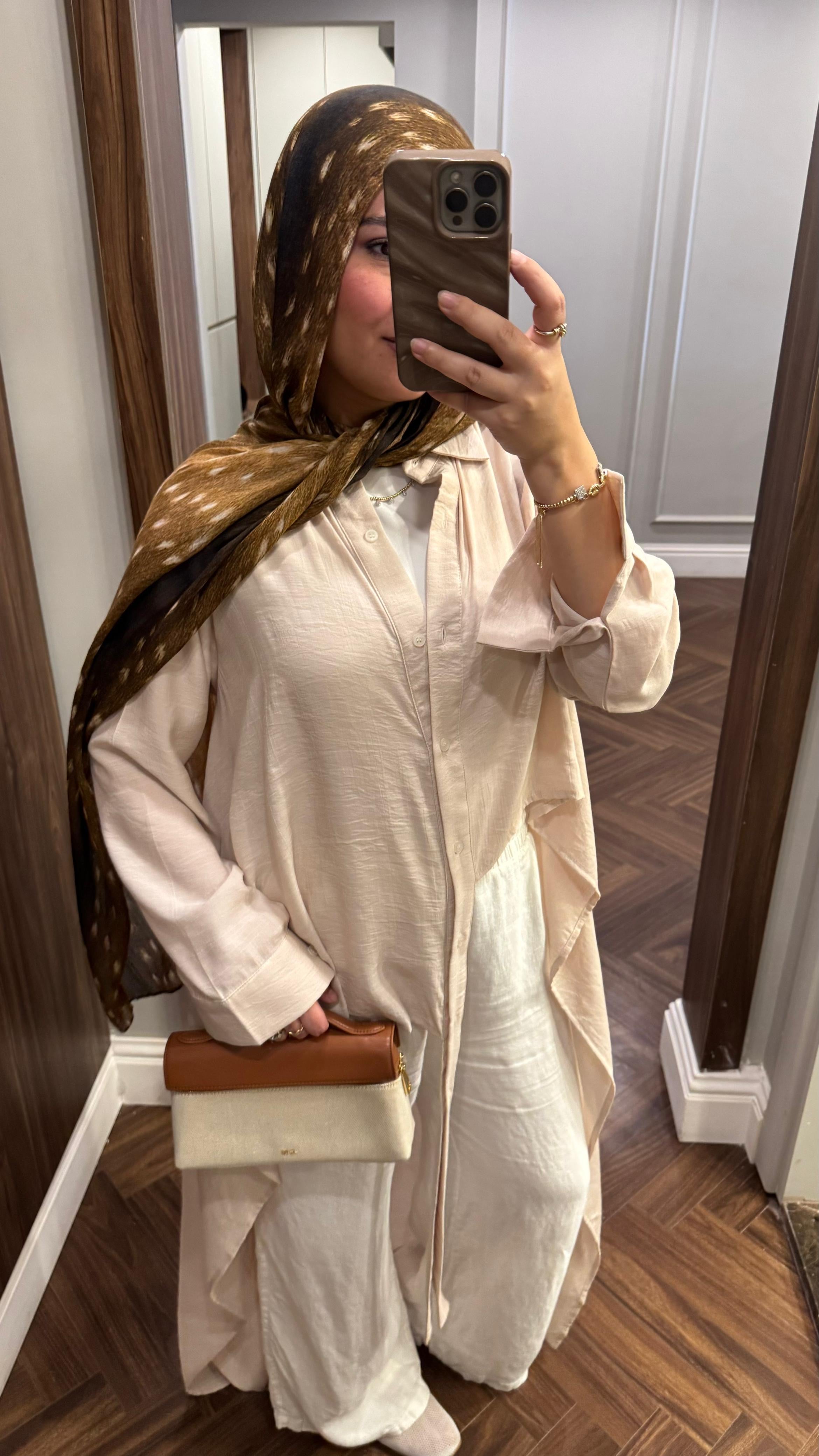 All Around Asymmetric Top in Beige
