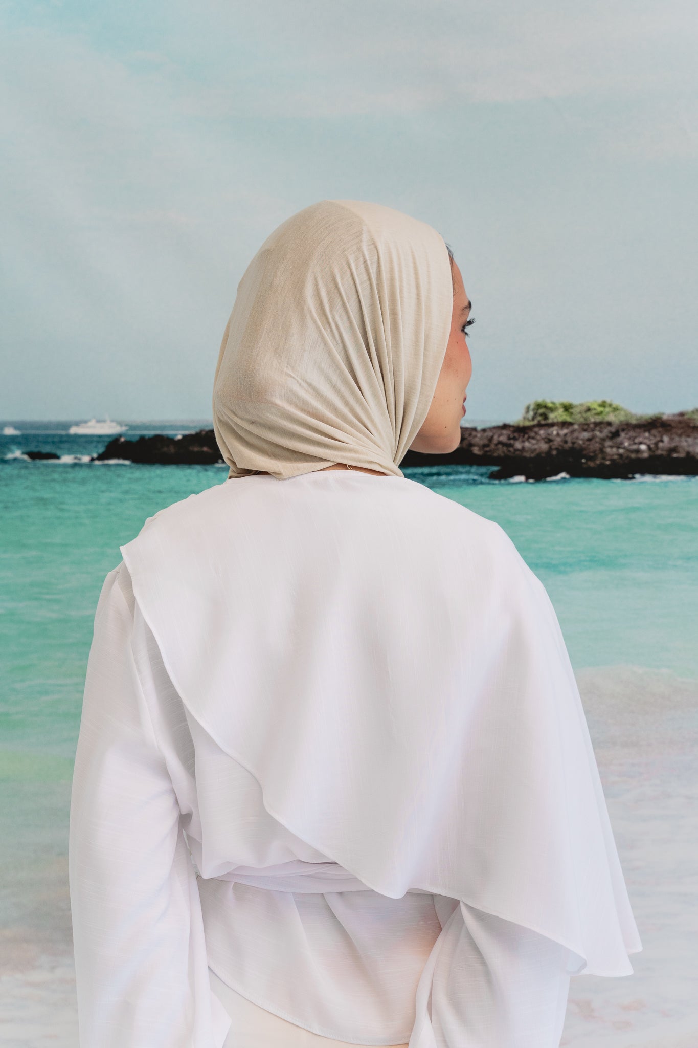 Salty Tie Top in White