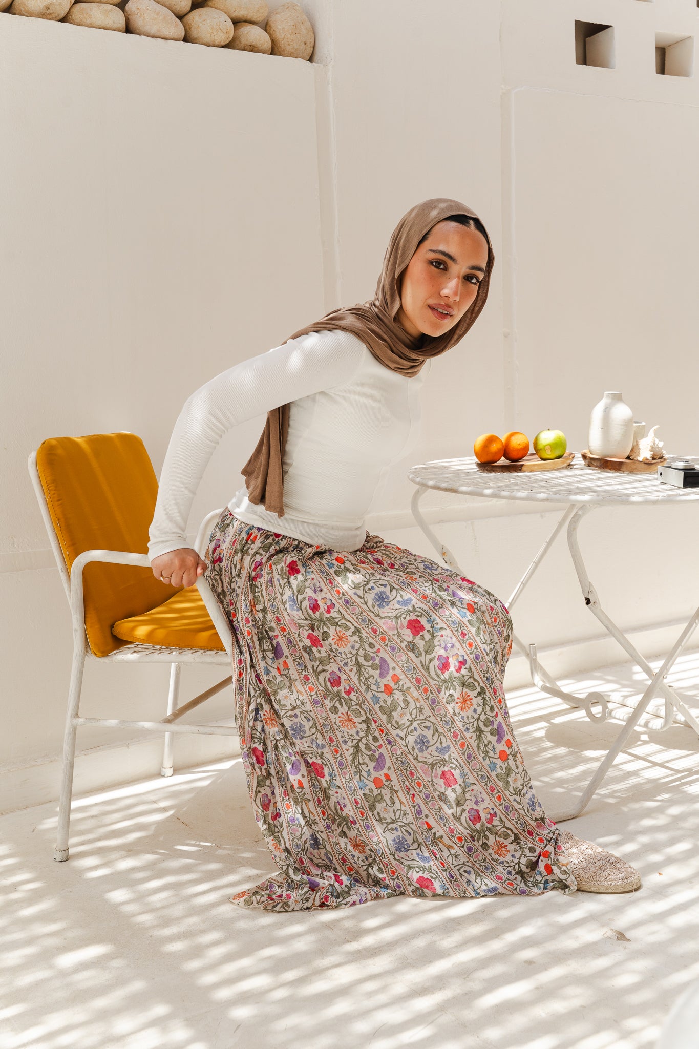 In My Blossom Era Asymmetric Skirt
