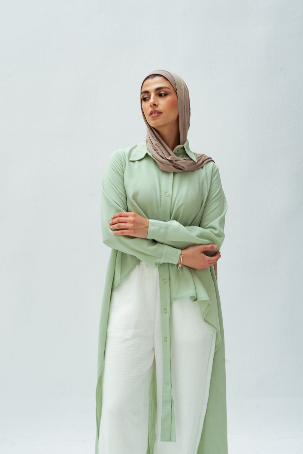 All Around Asymmetric Top in Mint