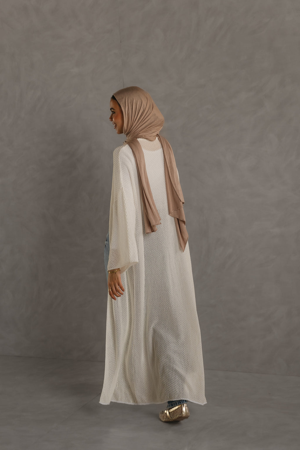 Cloud Crochet Long Cardigan