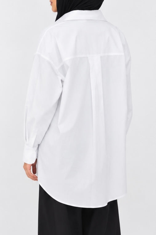 The Signature Poplin Shirt in White
