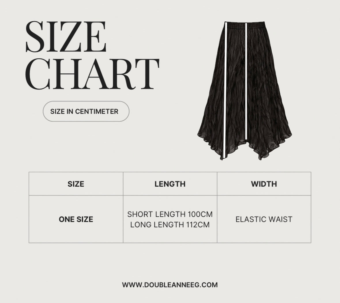 Anne Crushed skirt in Olive