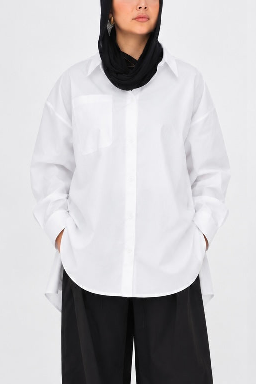 The Signature Poplin Shirt in White