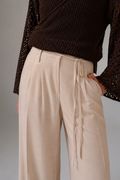Light Walks Linen Pants in Beige