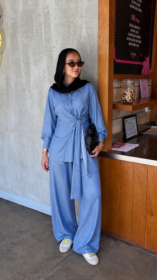 Denim Days Set in Light Blue