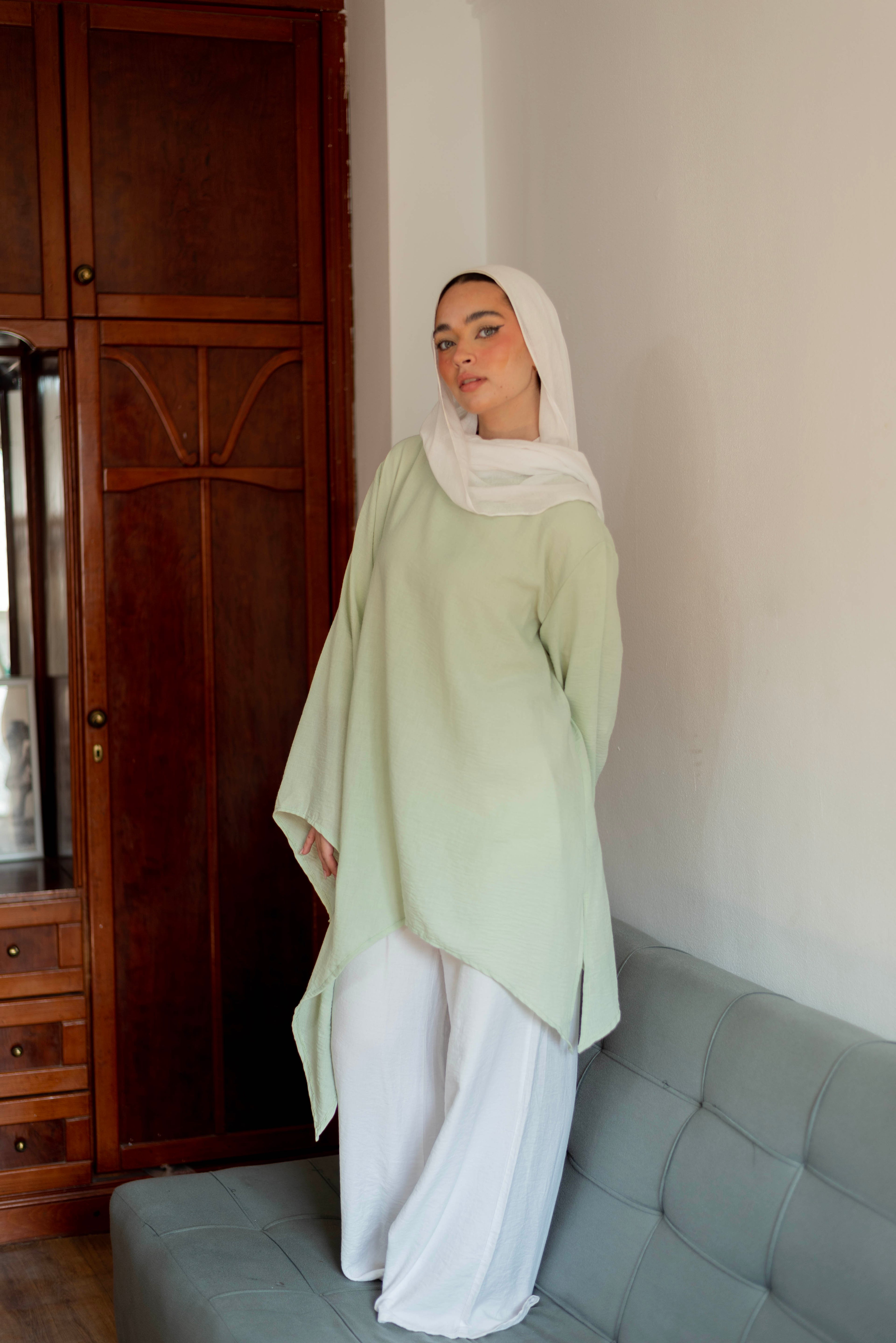 Ella asymmetric top in Mint