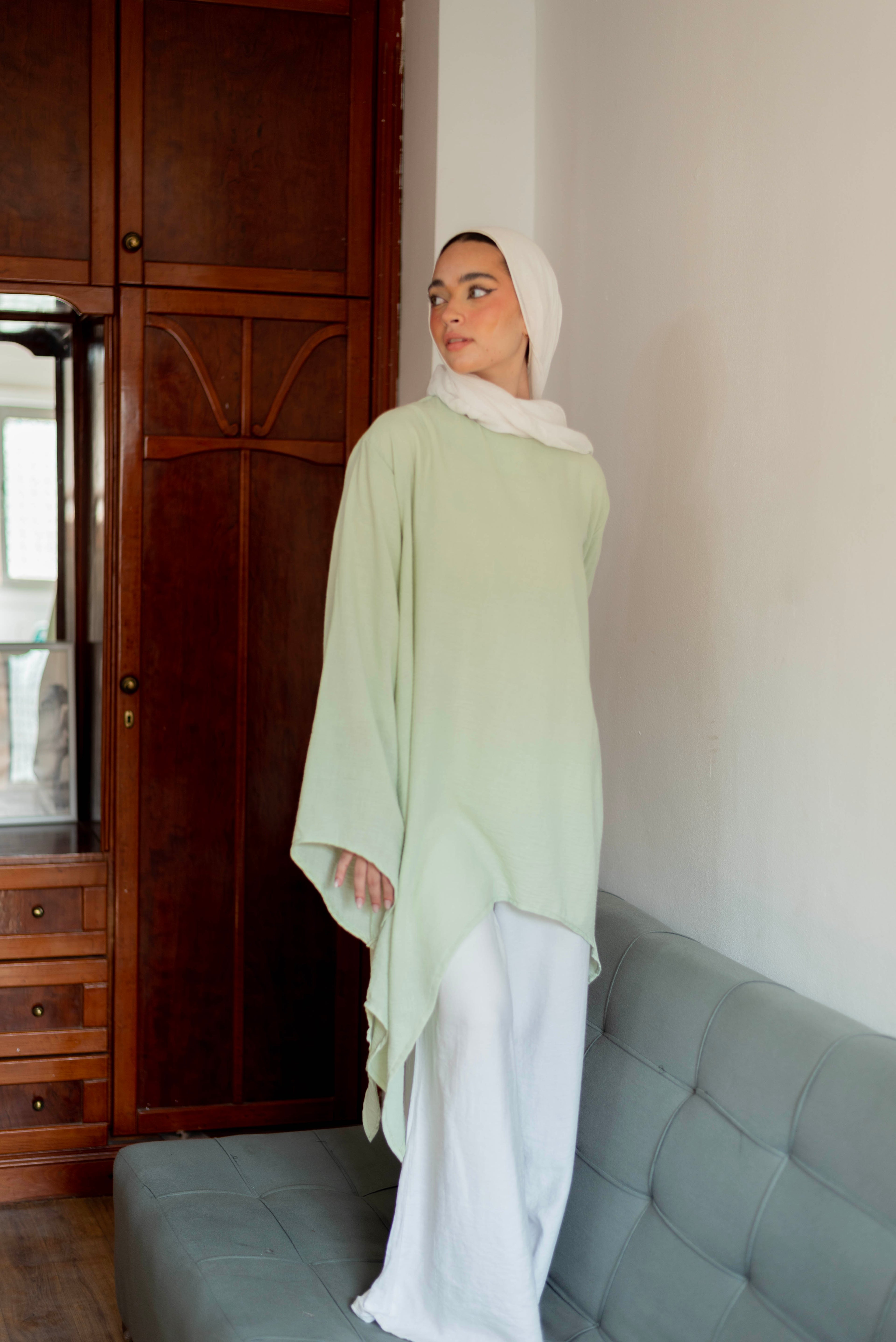 Ella asymmetric top in Mint