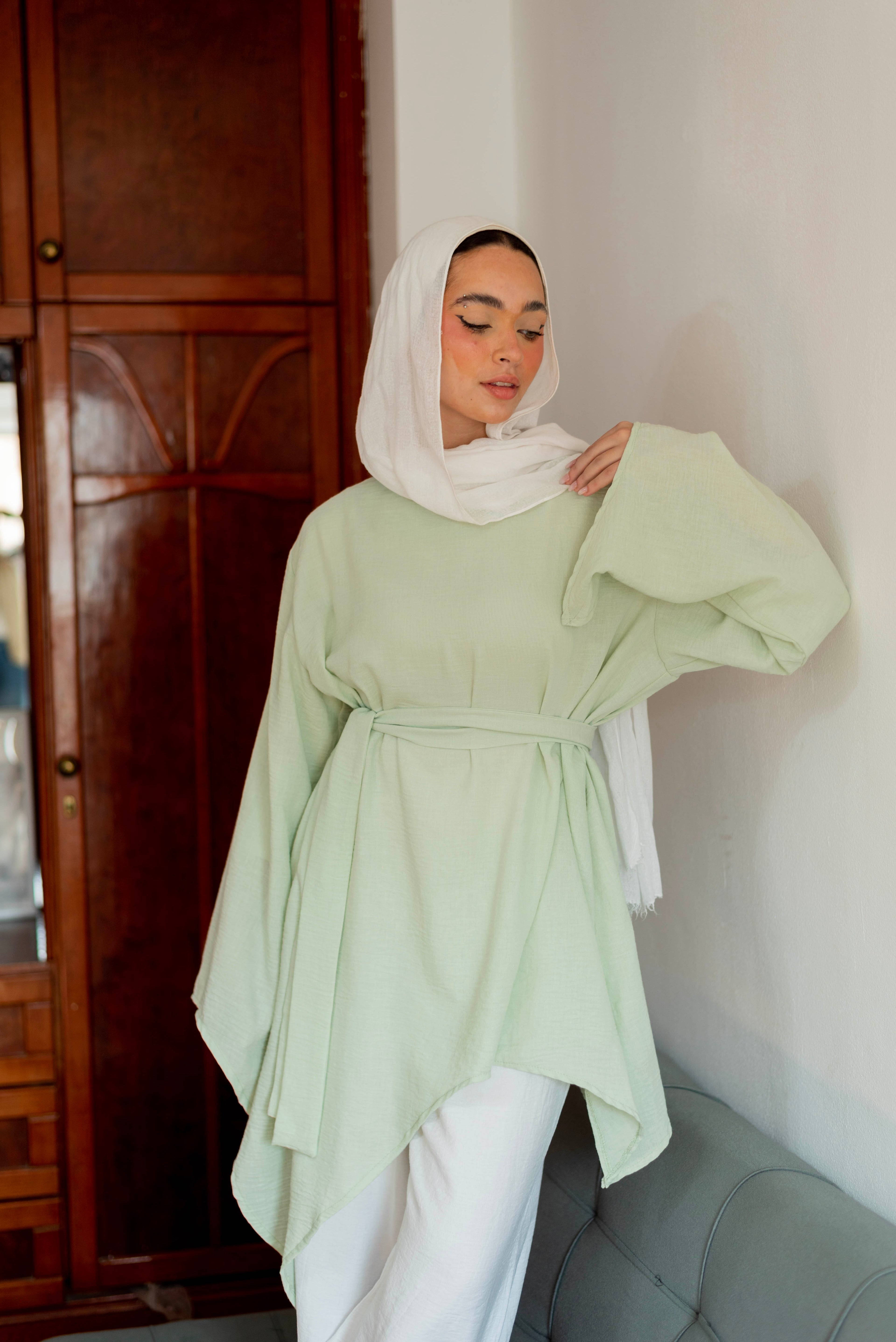 Ella asymmetric top in Mint