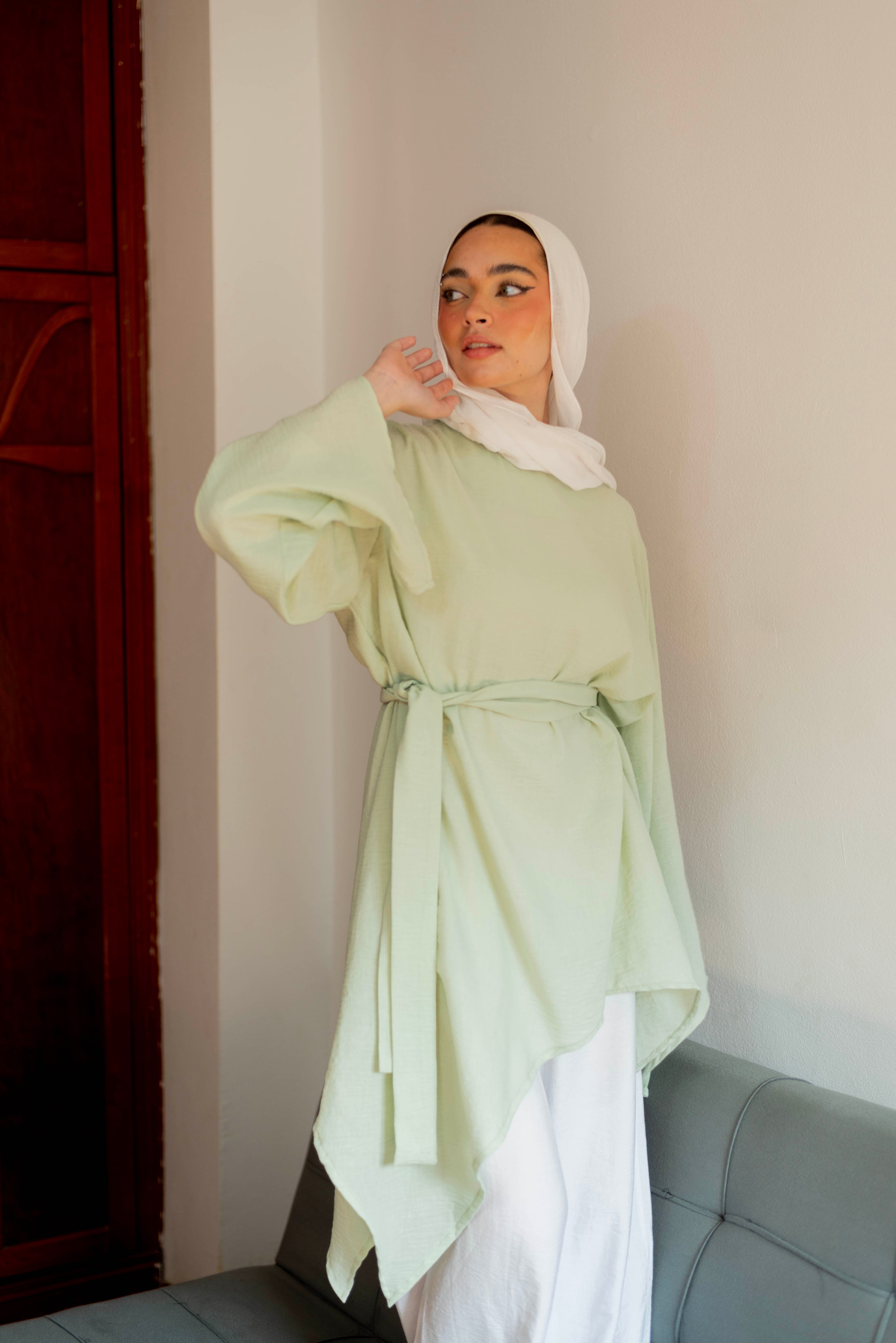 Ella asymmetric top in Mint