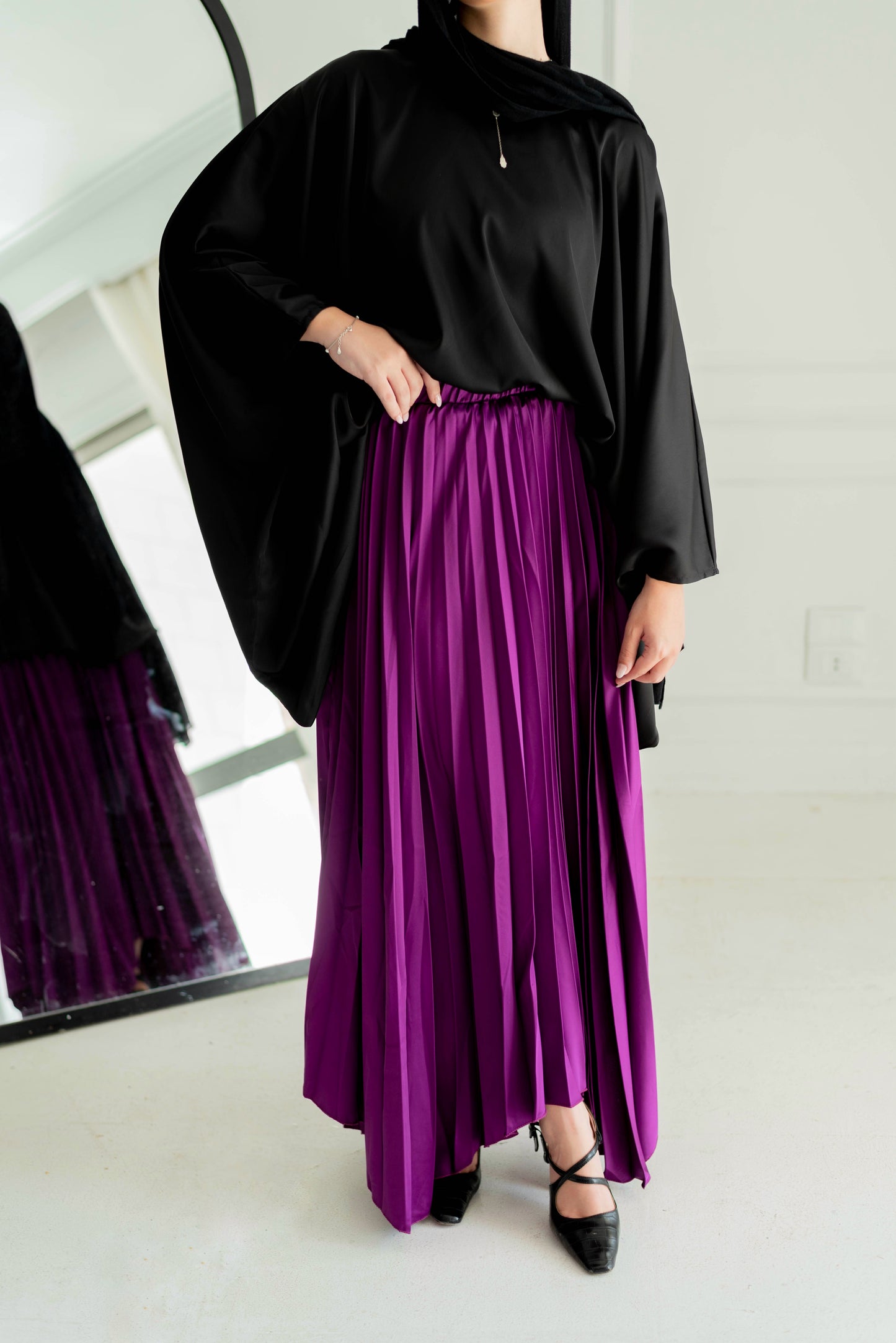 Ash skirt in Purple