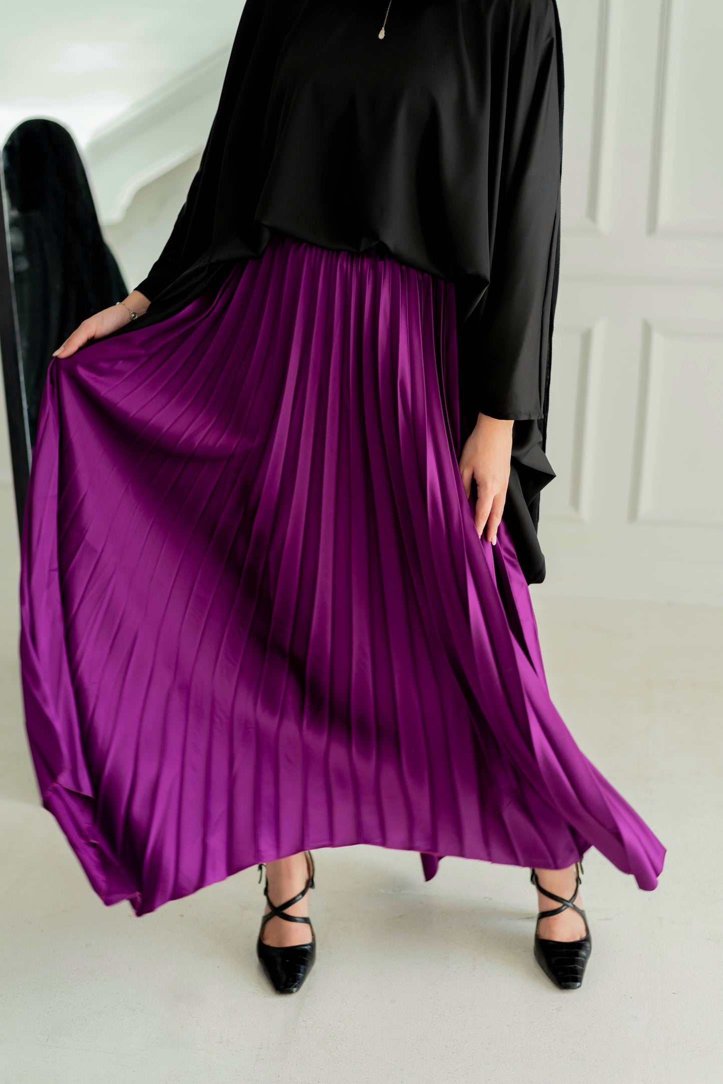 Ash skirt in Purple