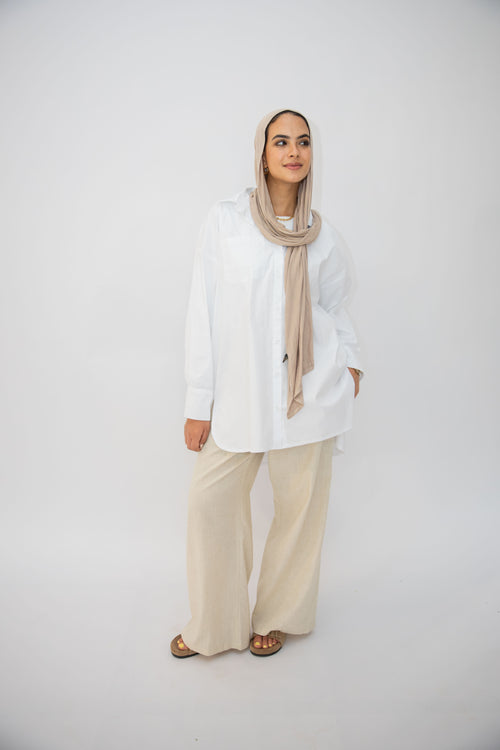 Daily poblin shirt in white