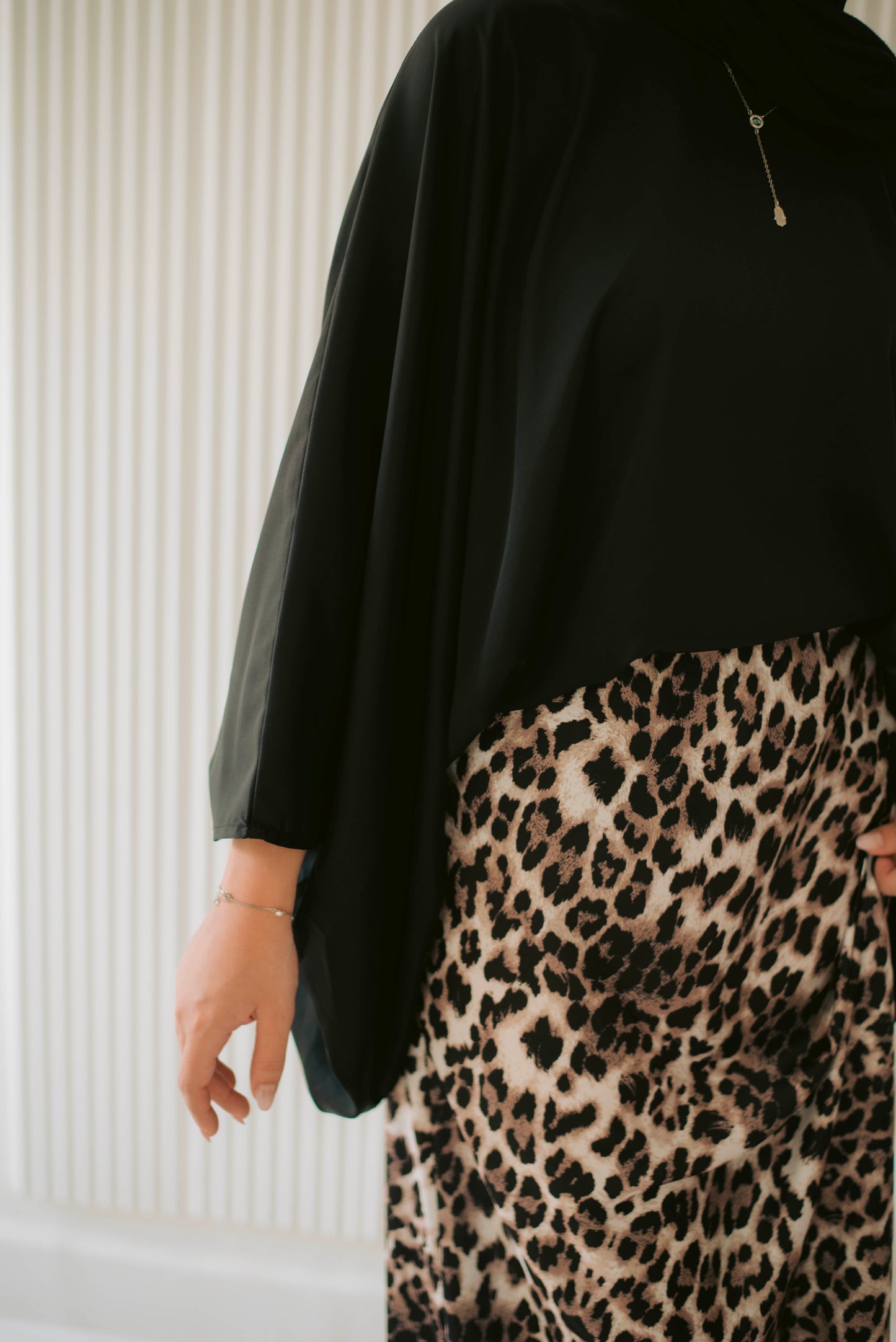 Greige leo skirt