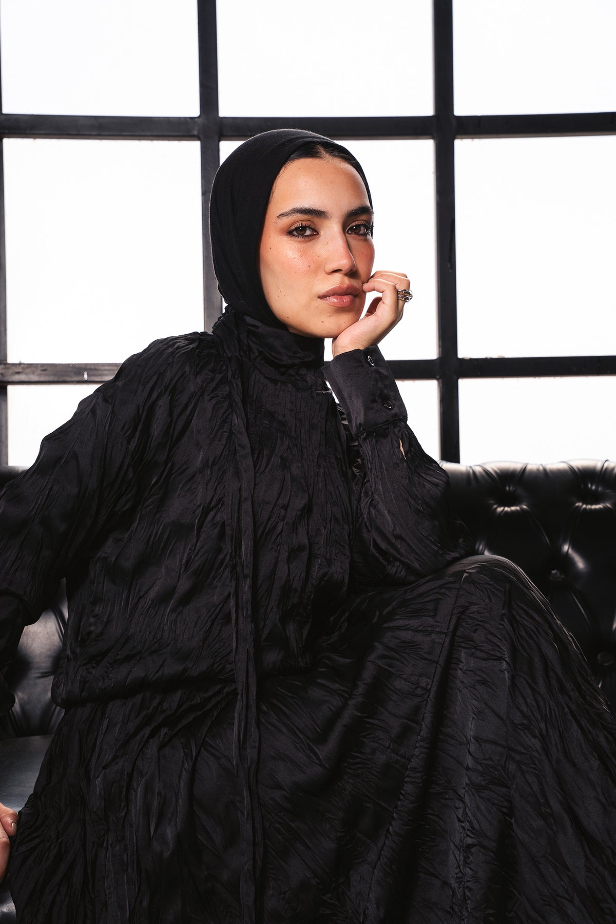The Anne Top in Black