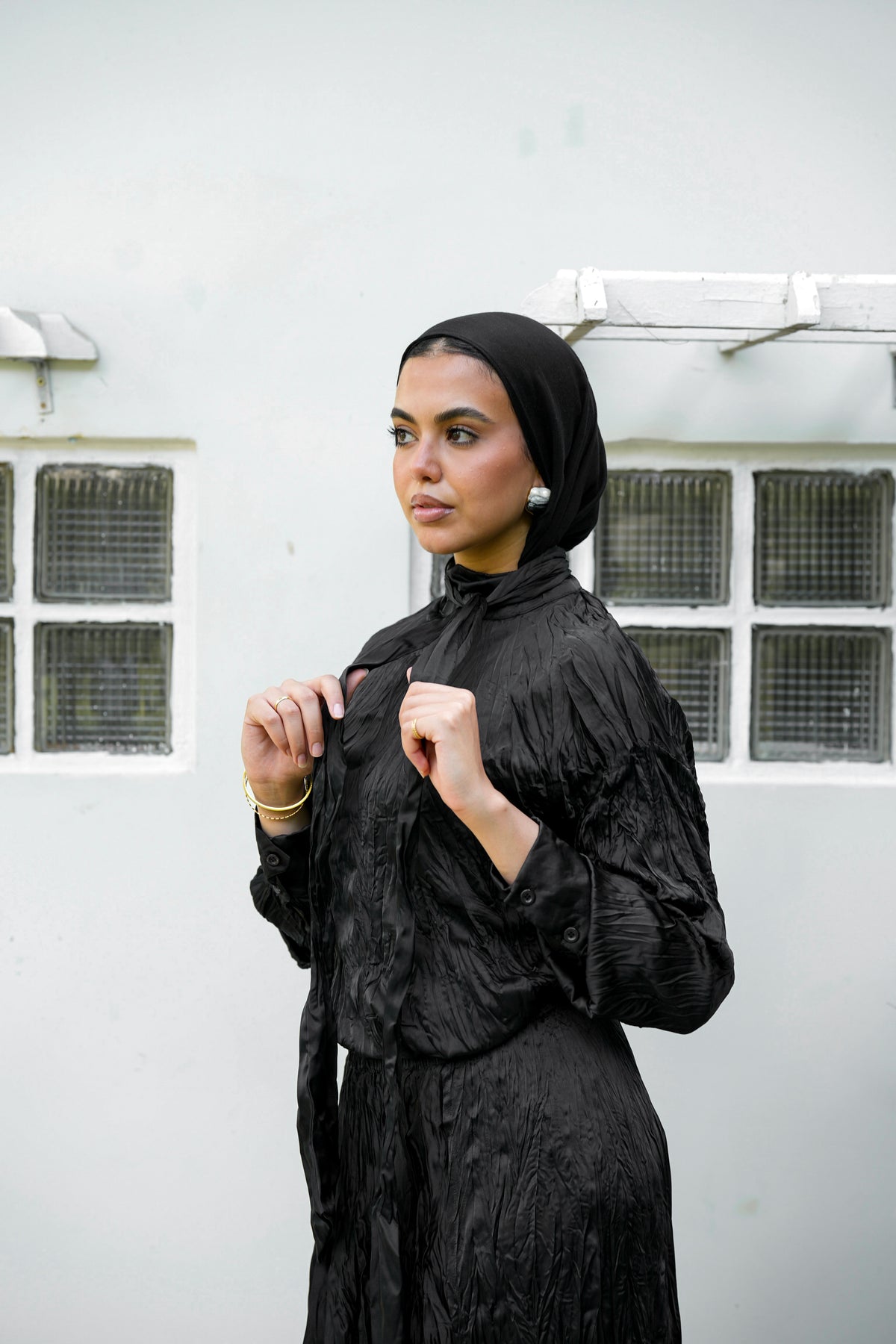 The Anne Top in Black